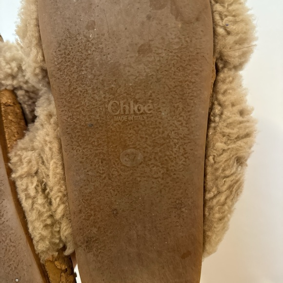 Chloe Fuzzy Slides - Picture 3 of 5